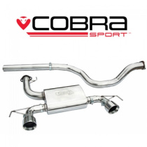 Opel Corsa D 10-14 Nurburgring Catback Sportavgassystem (Ej Ljuddämpat) Cobra Sport